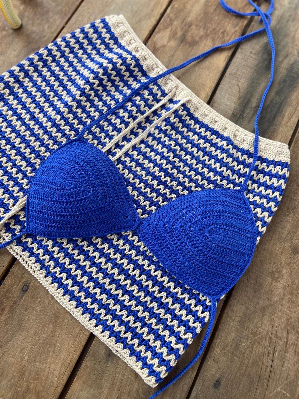 Peça de crochê